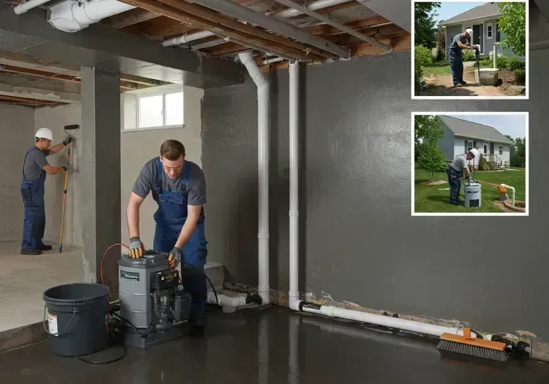 Basement Waterproofing and Flood Prevention process in Golconda, IL